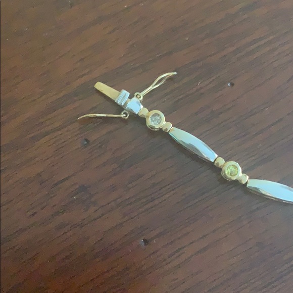 Classic Gold/Silver Tone Bracelet with Sparkle - Picture 5 of 5